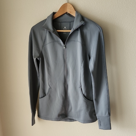Apana Tops - Apana Slate Gray Lightweight Jacket Sz S yoga Pilates outdoor tennis pickle ball